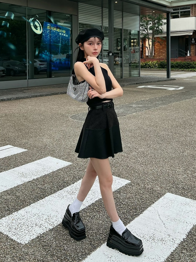 フリルレザーショートパンツ – Darich (ダーリッチ)