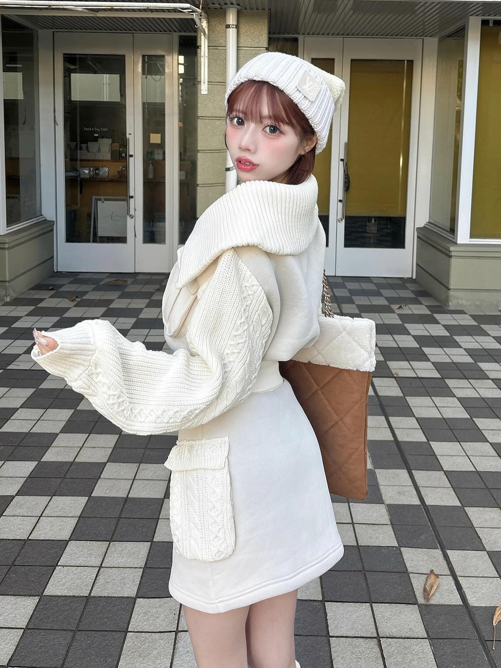 Darich ニットコンビスウェットセットアップ