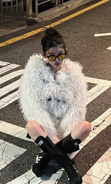 モデル：160cm（着用サイズ：FREE　着用カラー：IVO）
