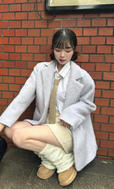 モデル：163cm（着用サイズ：FREE　着用カラー：SAX）