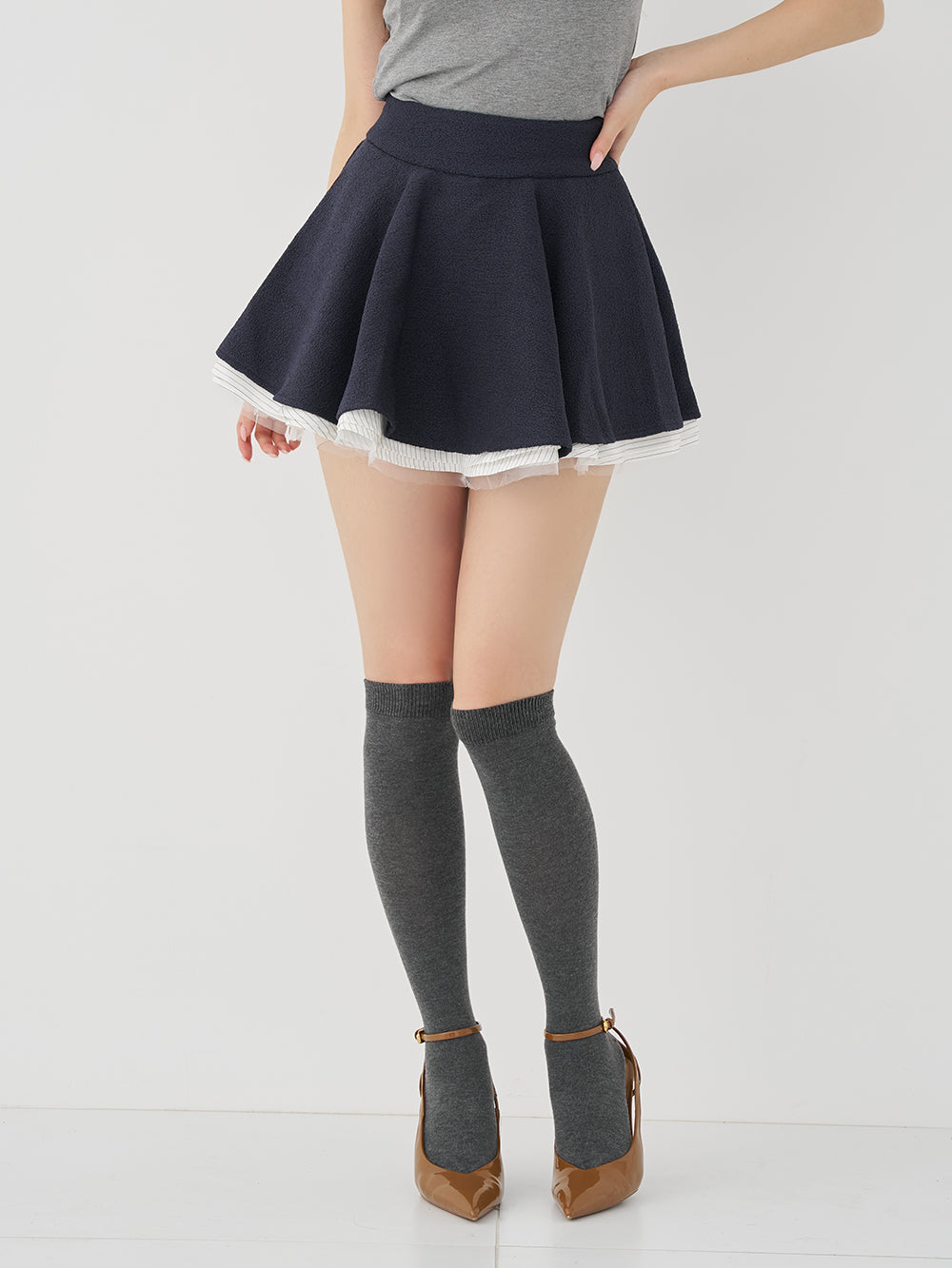 モデル：164cm（着用サイズ：FREE　着用カラー：NVY）