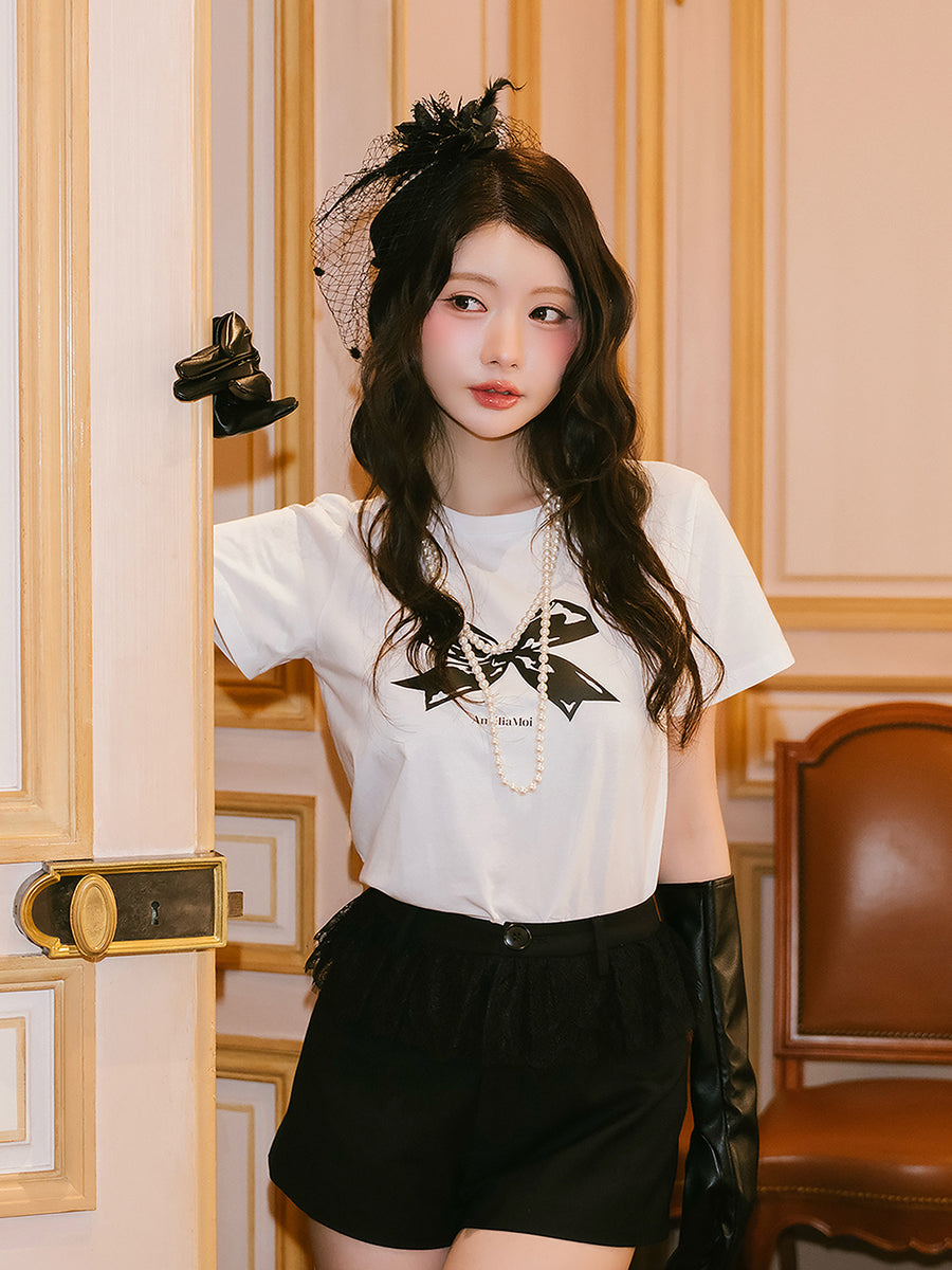 モデル：164cm（着用サイズ：FREE　着用カラー：WHT）