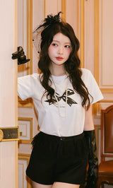 モデル：164cm（着用サイズ：FREE　着用カラー：WHT）