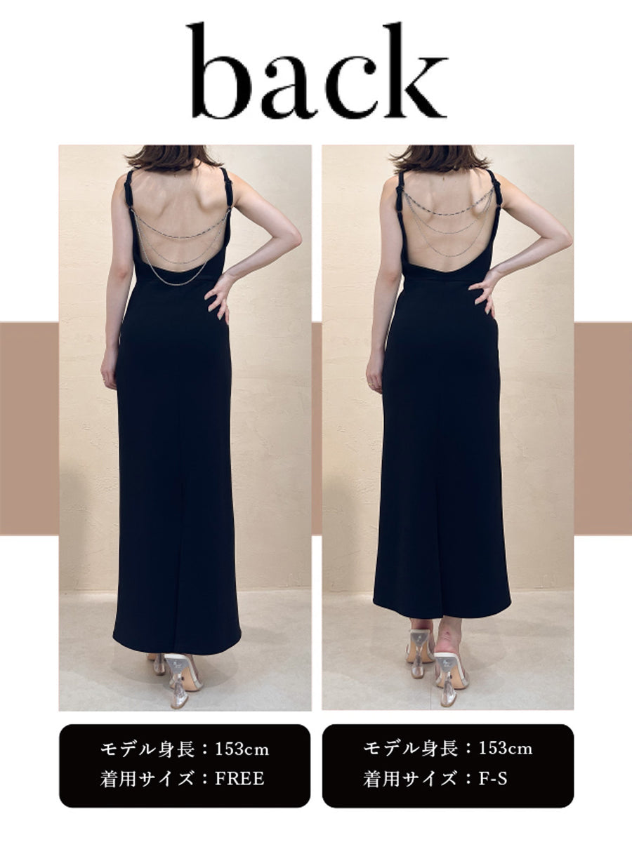モデル：153cm（着用サイズ：F-S/FREE　着用カラー：BLK）