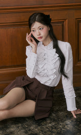 モデル：164cm（着用サイズ：FREE　着用カラー：WHT）