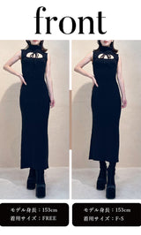 モデル：153cm（着用サイズ：F-S/FREE　着用カラー：BLK）
