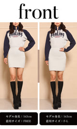 モデル：163cm（着用サイズ：FREE/F-L　着用カラー：GRY）