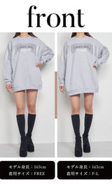モデル：163cm（着用サイズ：FREE/F-L　着用カラー：BLK）