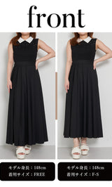 モデル：148cm（着用サイズ：F-S/FREE　着用カラー：BLK）
