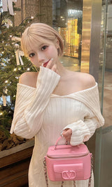 モデル：155cm（着用サイズ：FREE　着用カラー：IVO）