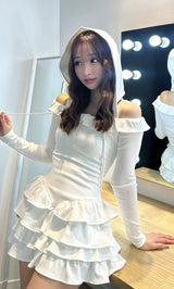 モデル：156cm（着用サイズ：FREE　着用カラー：WHT）