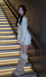 モデル：158cm（着用サイズ：FREE　着用カラー：WHT）