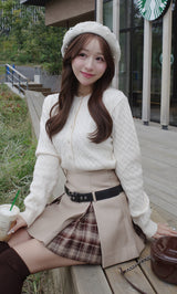 モデル：156cm（着用サイズ：S　着用カラー：BEG）