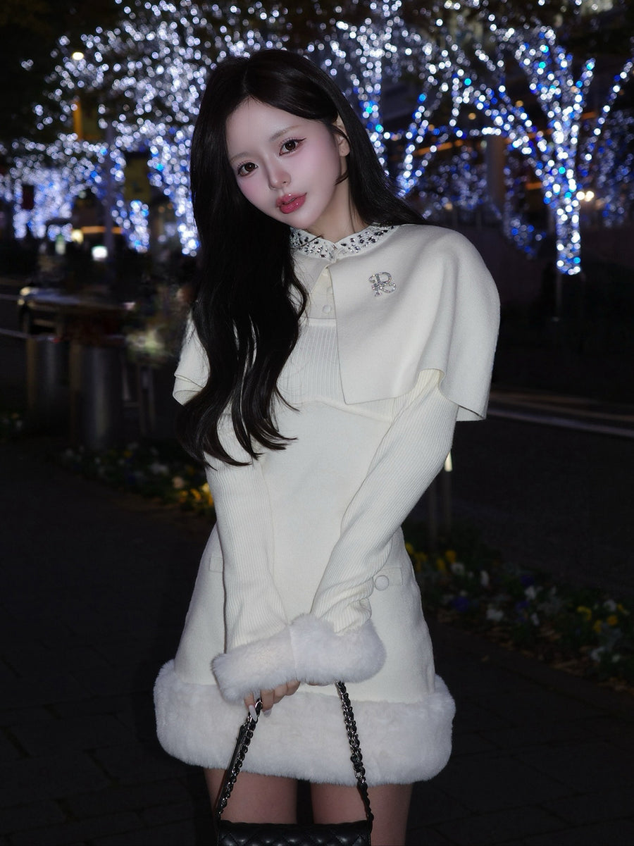 モデル：158cm（着用サイズ：FREE　着用カラー：IVO）