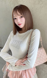 シャイニーDDロゴコンパクトロングTシャツ