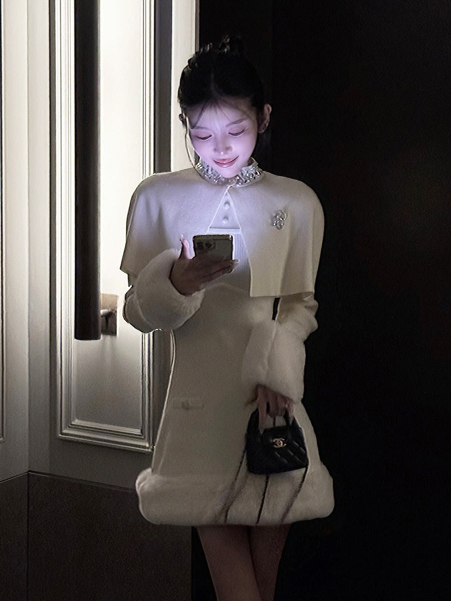 モデル：160cm（着用サイズ：FREE　着用カラー：IVO）