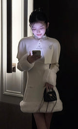 モデル：160cm（着用サイズ：FREE　着用カラー：IVO）