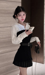 モデル：160cm（着用サイズ：FREE　着用カラー：BLK）