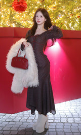 モデル：158cm（着用サイズ：FREE　着用カラー：GRY）