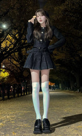 モデル：165cm（着用サイズ：FREE　着用カラー：BLK）