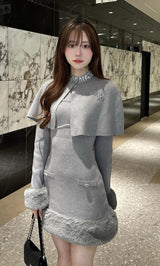 モデル：161cm（着用サイズ：FREE　着用カラー：GRY）