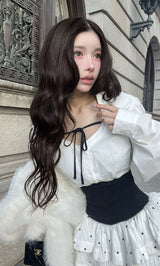 モデル：160cm（着用サイズ：FREE　着用カラー：WHT）