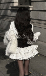 モデル：160cm（着用サイズ：FREE　着用カラー：WHT）