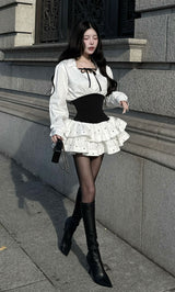 モデル：160cm（着用サイズ：FREE　着用カラー：WHT）