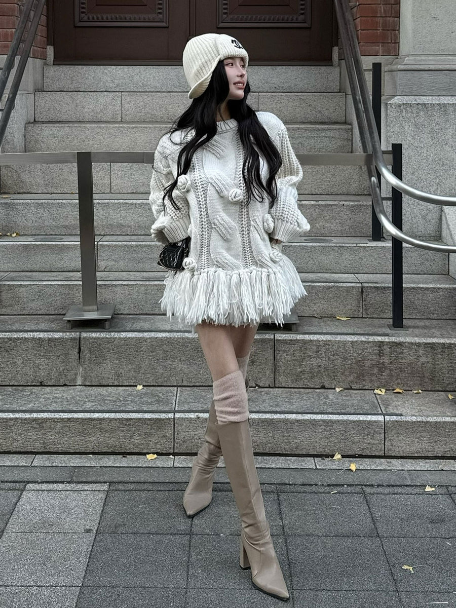 モデル：160cm（着用サイズ：FREE　着用カラー：WHT）