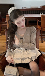 モデル：160cm（着用サイズ：FREE　着用カラー：GRY）