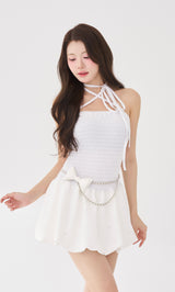 モデル：164cm（着用サイズ：FREE　着用カラー：WHT）