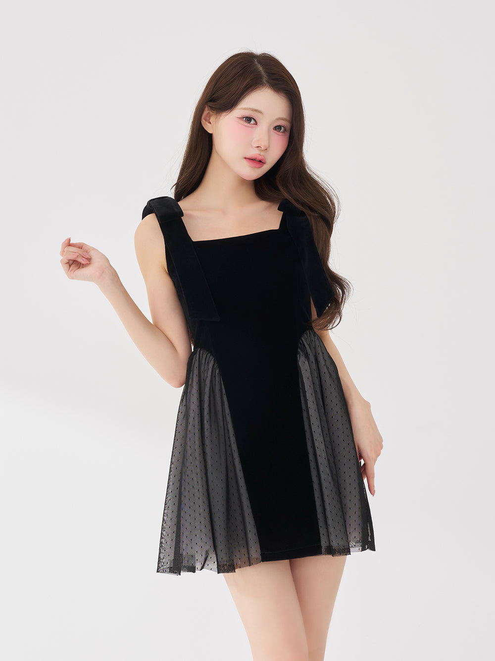 モデル：164cm（着用サイズ：FREE　着用カラー：GRY）