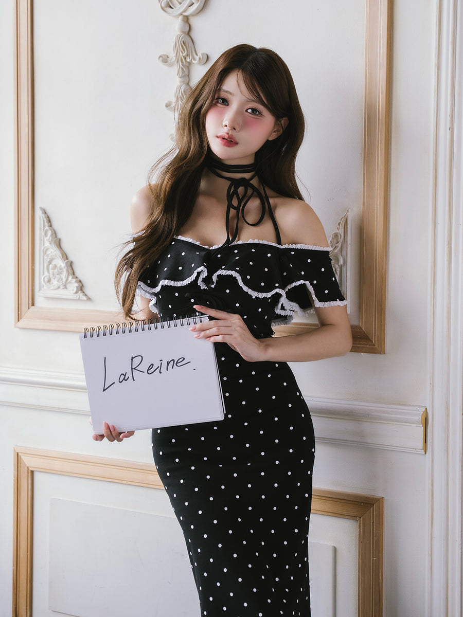 モデル：164cm（着用サイズ：FREE　着用カラー：DOT）