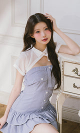モデル：164cm（着用サイズ：FREE　着用カラー：NVY）