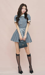 モデル：164cm（着用サイズ：FREE　着用カラー：BLK）