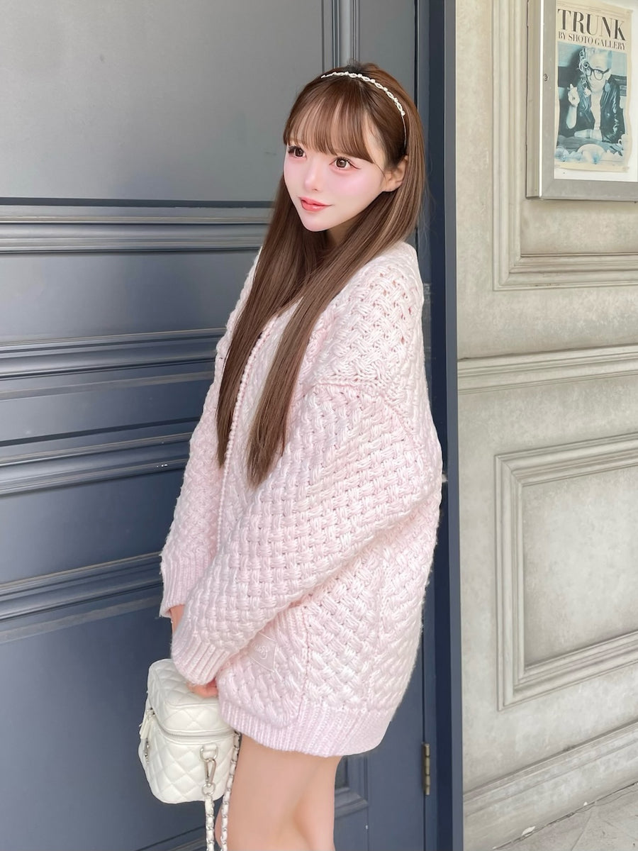 モデル：156cm（着用サイズ：FREE　着用カラー：PNK）