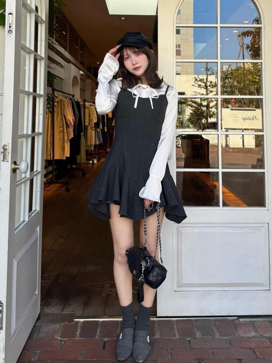 モデル：162cm（着用サイズ：FREE　着用カラー：C-GRY）