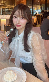 モデル：156cm（着用サイズ：FREE　着用カラー：WHT）