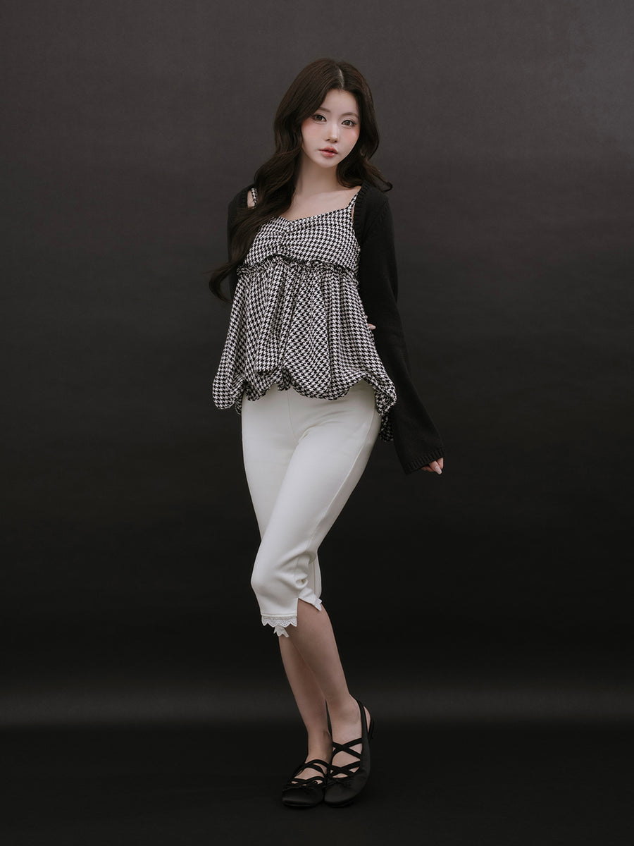 モデル：164cm（着用サイズ：FREE　着用カラー：WHT）