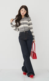 モデル：164cm（着用サイズ：FREE　着用カラー：GRY）