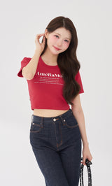 モデル：164cm（着用サイズ：FREE　着用カラー：RED）