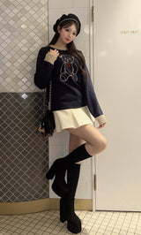 モデル：158cm（着用サイズ：FREE　着用カラー：NVY）