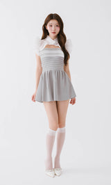 モデル：164cm（着用サイズ：FREE　着用カラー：GRY）