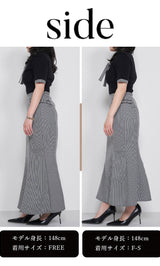 チェックドッキングマーメイドワンピース – Darich (ダーリッチ)