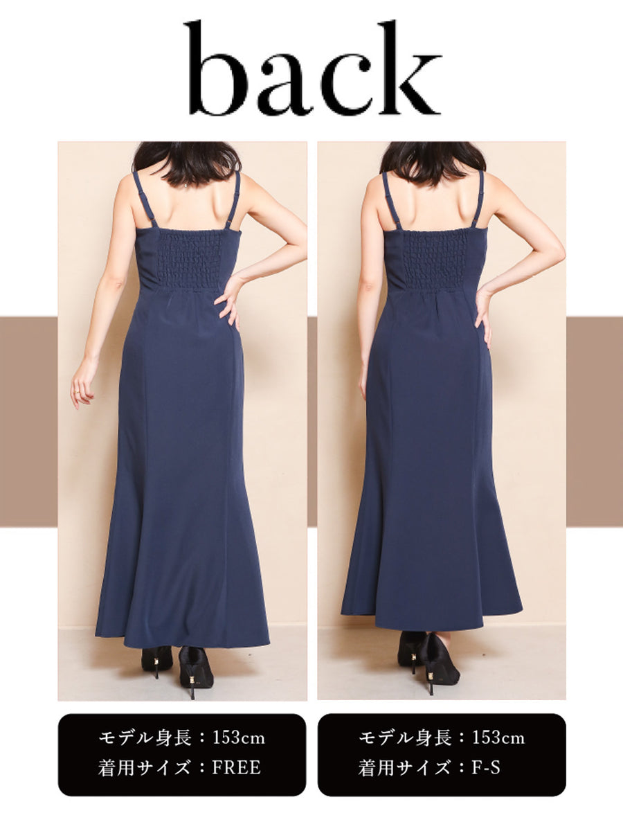 モデル：153cm（着用サイズ：F-S/FREE　着用カラー：NVY）