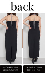 モデル：148cm（着用サイズ：F-S/FREE　着用カラー：BLK）