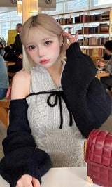 モデル：155cm（着用サイズ：FREE　着用カラー：GRY）