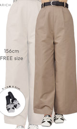 モデル：156cm（着用サイズ：FREE　着用カラー：BEG）