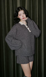 モデル：164cm（着用サイズ：FREE　着用カラー：GRY）