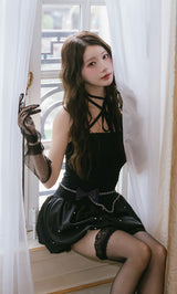 モデル：164cm（着用サイズ：FREE　着用カラー：BLK）